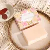 Sabonete Natural de Limpeza Facial à Base de Plantas, Sabonete Removedor de Ácaros, Sabonete com Aroma de Rosa e Peônia, Sabonete de Banho, Sabonete Artesanal com Fragrância Duradoura