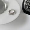 Anillo de diseño para mujer, anillo de amor de nicho, plata de ley S925, diseño con sentido de la moda, personalidad, anillo de dedo índice moderno.