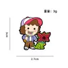 Insignia Metálica de Dibujos Animados Anime Stranger Things Broche Creativo Lindo de Stranger Things Accesorios de Joyería