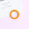 Serie de Colores Macaron Hebilla de Resorte Pintada de 24 mm Llavero Cadena para Bolso Teléfono Móvil Círculo de Aleación Accesorios Stock Listo Venta al por Mayor