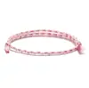 Pulseira de Corda Vermelha Tecida à Mão com Fio Colorido de Quatro Fios, Fivela Ping An Nova Transfronteiriça, Corda de Mão Simples para Mulheres