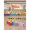 Escuela de Jardín de Infancia Dojang Viga de Equilibrio Suave Equipo de Entrenamiento de Aptitud Física para Niños Integración Sensorial Puente de Tronco Único