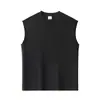 Gopudo Verano Nuevo Simple de Moda Marca Chaleco Hombre Holgado Deportivo Baloncesto Sin Mangas Camiseta Base Gw26001