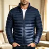 Comercio exterior transfronterizo 2026 nuevo modelo chaqueta suéter casual de color liso para hombre europeo y americano, talla grande, abrigo de algodón simple y elegante
