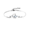 Pulsera de Estrella del Principito Pulsera Sencilla de Alta Gama con Piedra Lunar y Flor Pulsera de Dibujos Animados de Moda Versátil Creativa