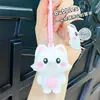 Llavero de burbujas con forma de animal de dibujos animados personalizado, juguete para aliviar el estrés, colgante de silicona para apretar