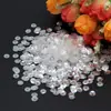 Lentejuelas redondas 3 4 5 6 mm cuentas de cristal transparentes planas diy hecho a mano accesorios para vestidos de novia accesorios