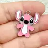 Accesorios Colgantes de Puntada Plateada Colgante Juguetón de Orejas Grandes Dibujo Animado Aceite Goteando Accesorios de Aleación Pulsera DIY Ropa