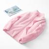 Abrigo Polar de Felpa para Mujer Felpa de Doble Cara Felpa Coral para Hombre Grueso Cálido para Pareja Top de Felpa de Mano Cárdigan de Felpa