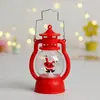 Lámpara de Aceite Navideña Nueva Regalo de Nochebuena para Niños Jardín de Niños Luz Nocturna Portátil Adornos para Ventana Colgante Venta al por Mayor