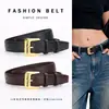 Cinturón de Cuero Genuino de Vaca para Mujer, Diseño Versátil, Accesorio de Moda para Mujer, Cinturón Decorativo de Gama Alta para Damas