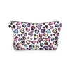 Venta Caliente Transfronteriza Amazon Lona Impermeable Impresa Bolsa de Cosméticos para Mujer Bolsa de Artículos de Tocador de Viaje Accesorios Almacenamiento