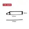 Adecuado para BMW X3 F25 F26 11-17 juego completo de interruptor de logo de volante interior de fibra de carbono negro piano