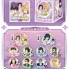 Nuevo pin de caja sorpresa AR de anime de celebridad, 75 pines con relieve iridiscente de doble destello y perla de doble destello, venta al por mayor por sorteo