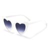 Nuevas gafas de sol con forma de corazón de melocotón para PC, con personalidad de moda, gafas decorativas europeas y americanas, venta al por mayor 8806