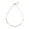 Nueva Cadena para Clavícula de Perla de Alto Grado Estilo Étnico Retro Estilo Chino Color Morandi Francés Collar de Cuentas de Arroz Importadas para Mujer