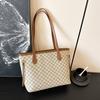 Bolso Commuter de Gran Capacidad para Mujer Otoño e Invierno 2024 Nuevo Bolso Sobaco Bolso Tote de Clase Alta para Estudiantes Universitarios