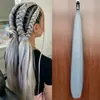 Peluca de Fibra Sintética de Exportación de una Pieza Cola de Caballo Morada Colorida Banda Elástica para el Cabello Atadura para el Cabello Cola de Caballo Colorida
