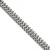 Moda Transfronteriza Europea y Americana Dominante Pulsera de Acero de Titanio de Doble Fila para Hombre Joyería de Mano Personalizada Tendencia Retro de Nicho Venta Directa de Fábrica