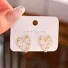 Pendientes de Amor Exquisitos con Incrustaciones de Diamantes de Lujo Ligero para Mujer Diseño de Nicho Corea del Sur Pendientes Elegantes de Alta Calidad Pendientes Nuevos 2022