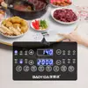 Placa Calefactora Eléctrica para Fondue y Calentamiento de Alimentos, Mesa de Comedor Redonda Multifuncional con Bandeja Giratoria Eléctrica para Uso Doméstico