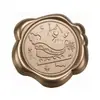 Série de Natal Adesivos de Selo de Cera Bronze Antigo para Envelopes, Convites, Garrafas de Vinho e Decoração de Presentes
