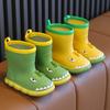 Nuevas Botas de Lluvia de Dibujos Animados de Dinosaurio para Niños y Niñas, Antideslizantes, Resistentes al Desgaste, Zapatos de Agua para Exteriores para Niños y Niños de Edad Media, Lindas para Bebés