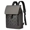 Mochila de negocios casual transfronteriza, mochila para portátil de tendencia de moda transfronteriza, bolsa de mensajero con patrón de diamantes y láser para estudiantes universitarios