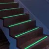 Cinta Luminosa Transparente Antideslizante de Peva para Escaleras de Baño, Brilla en la Oscuridad, Impermeable, No Daña los Azulejos, No Deja Residuos