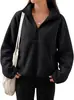 Moda transfronteriza europea y americana para mujer 2026, chaqueta de forro polar con cuello alto y cremallera con bolsillos, más vendida en Amazon