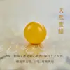 Pulseira de Âmbar com Contas Soltas de Cera de Abelha Natural com Contas de Âmbar Amarelo Gordura de Frango, Contas Decorativas, Acessórios para Pulseira