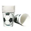 Paquete Nuevo para Fiesta Temática de Fútbol Decoraciones de Fiesta de Cumpleaños de Fútbol Suministros Vajilla Desechable Traje de Fútbol