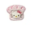 Colgante de Felpa con Forma de Comida de Gato Dibujado Colgante de Bolso Broche de Muñeca Hamburguesa Papas Fritas Pan