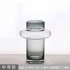 Vaso de vidrio creativo simple estilo ins alto valor de color arreglo floral transparente flores secas botella hidropónica fábrica venta al por mayor