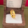 Anillo de Hielo Triturado Igual al de la Tienda Gold para Mujer, Anillo de Hielo Triturado de Oro de Arena Vietnamita, Gipsofila Sólida Hielo Triturado, Alta Retención de Color
