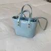 Bolsa Bucket Casual da Moda Estilo Coreano para Mulheres Verão Nova Bolsa de Ombro Transversal Estilo Simples Bolsa de Mão Elegante para o Dia a Dia
