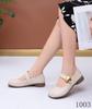 Zapatos Mary Jane de Punta Cuadrada para Mujer 2025 Nuevo Primavera Boca Baja Suela Suave Zapatos Pequeños de Cuero Tacón Bajo Zapatos Planos Franceses para Mujer