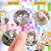 Estuche de almacenamiento anti-desgaste de alta transparencia para insignias, accesorios de insignias redondas de 58mm/75mm, y estuche protector para artículos coleccionables