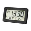 Reloj de Escritorio de Mesa Mini Pequeño Medidor de Temperatura y Humedad Pantalla Digital Electrónica de Hora Pantalla Pequeños Adornos