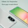 Adecuado para la funda del teléfono Samsung A57, transparente, delgada y amigable con la piel LeReach