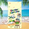 Crayon Shin-Chan ~ Toalla de baño de microfibra para adultos, natación, dibujos animados para niños, viaje, portátil, toalla de playa