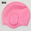 Gorro de Natación de Silicona Protector de Oídos para Hombres y Mujeres, Gorro de Natación para Adultos, Impermeable Transfronterizo, No Aprieta, Gorro de Natación para Mujeres con Cabello Largo, Logo Personalizado