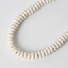 Cuentas redondas de turquesa blanca sintética con agujero recto, cuentas sueltas, hechas a mano, DIY, accesorios con cuentas, pulsera, collar, colgante, materiales para joyería