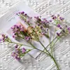 Decoración de boda estrella Gyopla sosteniendo ramo se siente caucho suave estrella Gyopla trigeminal flor de plástico al por mayor