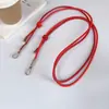 Cor Sólida Multitom Couro de Luxo Fivela de Metal Alça Transversal Ajustável Alça de Pescoço Adequado para Bolsas de Celular Cordão Feminino