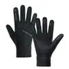 Nuevos Guantes de Ciclismo para Exteriores de Otoño e Invierno, Cortavientos, Impermeables y Cálidos para Hombres, Forrados de Felpa y Engrosados con Silicona Antideslizante, Guantes para Pantalla Táctil