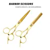 Tijeras de peluquería, tijeras entresacadoras, tijeras de pelo doradas desmontables profesionales para uso doméstico de adultos, venta al por mayor de fabricantes transfronterizos