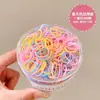 Faixa de cabelo de elástico infantil para menina, anel de cabelo elástico alto, acessórios de cabelo para meninas, não machuca o cabelo, corda de cabelo fofa, adorno de cabeça
