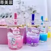 Llavero de Botella de Arena de Flujo de Aceite Líquido Llavero de Taza de Té con Leche Unicornio Llavero de Coche Colgante para Bolso Regalo Estilo Lindo