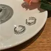 Anillo de Perla de Dos Piezas para Mujer Nuevo Diseño de Nicho Estrella Apertura Anillo para el Dedo Simple Todo-partido Accesorios al por Mayor